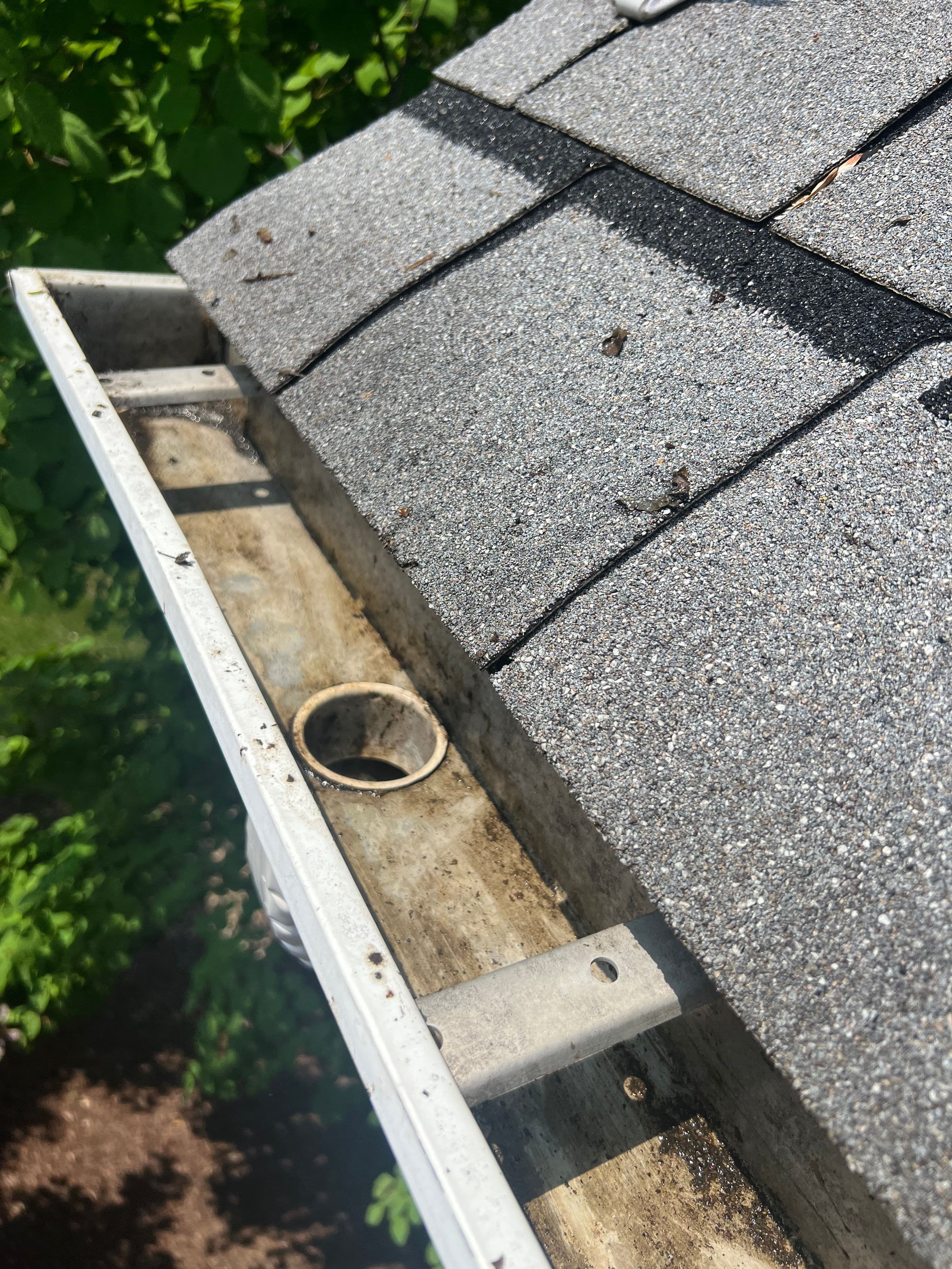 Gutter Cleaning — after