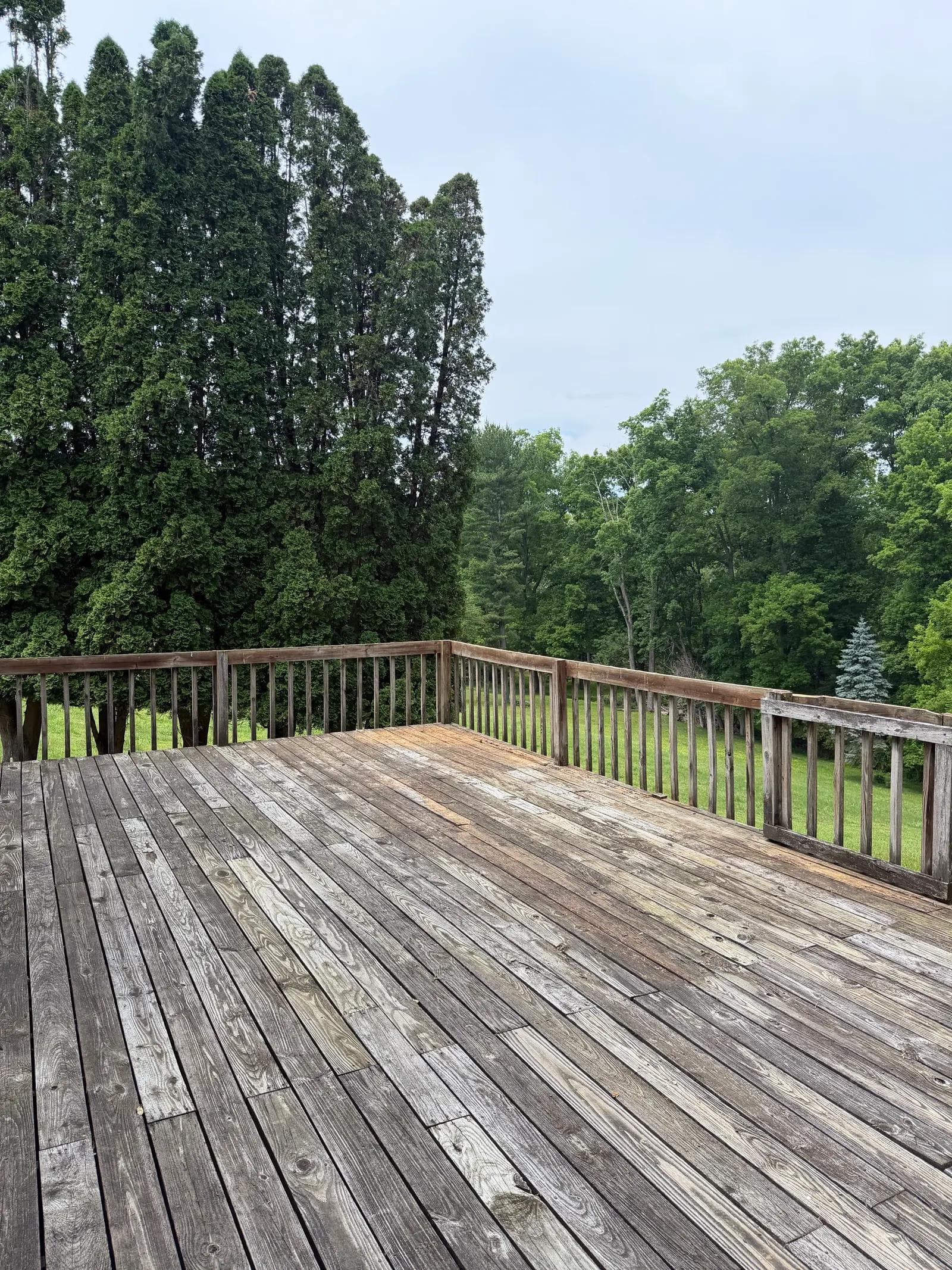 Deck Surface Restoration — before